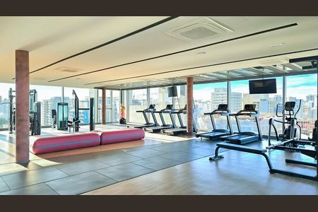 Studio para alugar com 36m², 1 quarto e sem vaga Studio para alugar com 36m², 1 quarto e sem vagaÁrea comum - Academia