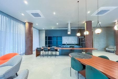 Studio para alugar com 36m², 1 quarto e sem vaga Studio para alugar com 36m², 1 quarto e sem vagaÁrea comum - Salão de festas