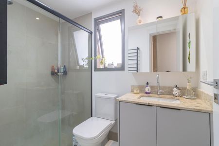 Studio para alugar com 36m², 1 quarto e sem vaga Studio para alugar com 36m², 1 quarto e sem vagaBanheiro