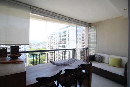 Varanda da Sala de apartamento à venda com 4 quartos, 166m² em Barra Olímpica, Rio de Janeiro