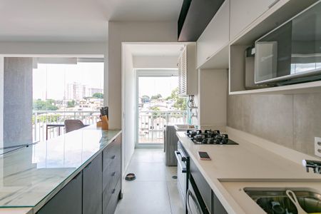 Cozinha de apartamento à venda com 1 quarto, 55m² em Vila Dom Pedro I, São Paulo