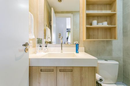 Apartamento à venda com 55m², 1 quarto e 1 vaga Apartamento à venda com 55m², 1 quarto e 1 vagaBanheiro da Suíte