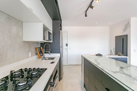 Cozinha de apartamento à venda com 1 quarto, 55m² em Vila Dom Pedro I, São Paulo