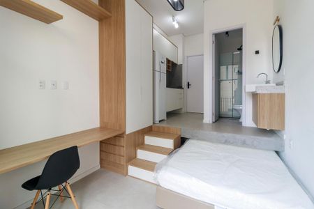 Studio de kitnet/studio para alugar com 1 quarto, 21m² em Santo Amaro, São Paulo