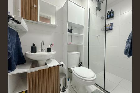 Banheiro de apartamento à venda com 1 quarto, 29m² em Vila Romana, São Paulo