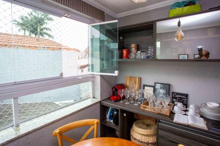 Varanda gourmet de apartamento à venda com 2 quartos, 52m² em Centro, Diadema