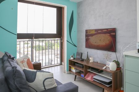 Sala de apartamento à venda com 1 quarto, 28m² em Vila Romana, São Paulo