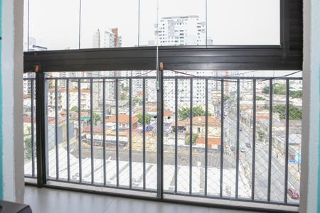 Vista da Sala de apartamento à venda com 1 quarto, 28m² em Vila Romana, São Paulo