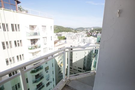 Varanda da Sala de apartamento à venda com 2 quartos, 77m² em Jacarepaguá, Rio de Janeiro