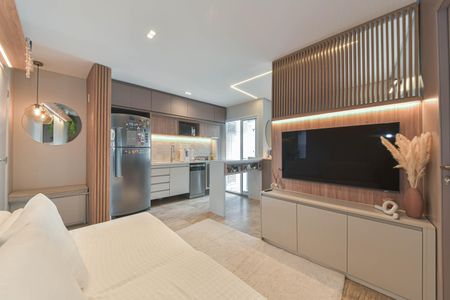 Sala de apartamento para alugar com 1 quarto, 50m² em Vila Gertrudes, São Paulo