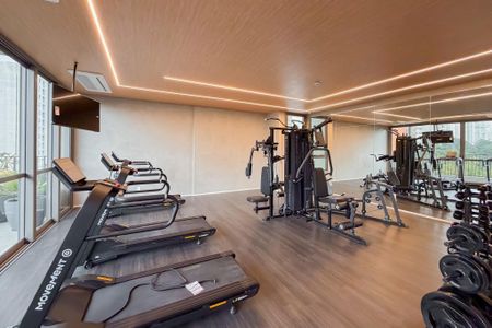 Studio à venda com 24m², 1 quarto e sem vaga Studio à venda com 24m², 1 quarto e sem vagaAcademia