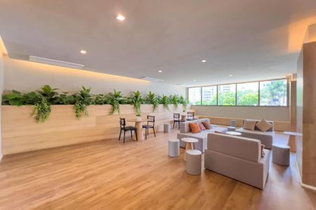 Studio para alugar com 24m², 1 quarto e sem vagaÁrea comum - Salão de festas