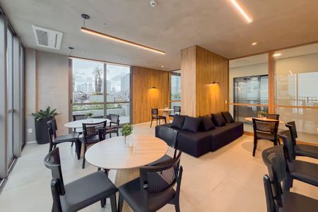 Studio à venda com 24m², 1 quarto e sem vaga Studio à venda com 24m², 1 quarto e sem vagaSalão de Festas e Espaço Gourmet