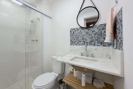Studio à venda com 24m², 1 quarto e sem vaga Studio à venda com 24m², 1 quarto e sem vagaBanheiro