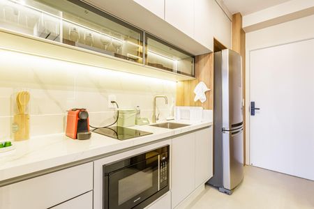 Studio para alugar com 25m², 1 quarto e sem vagaCozinha