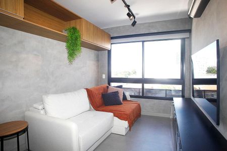 Sala de apartamento para alugar com 1 quarto, 44m² em Azenha, Porto Alegre