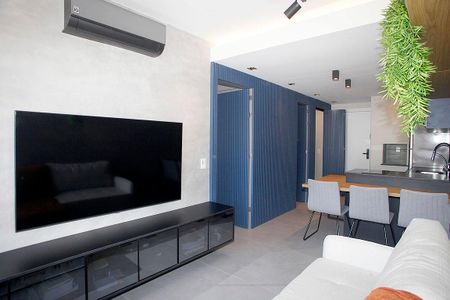 Sala de apartamento para alugar com 1 quarto, 44m² em Azenha, Porto Alegre