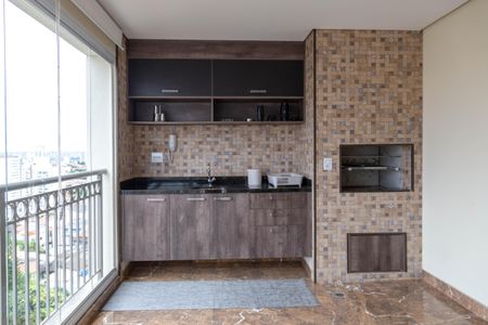 Varanda gourmet de apartamento à venda com 3 quartos, 162m² em Vila Rosalia, Guarulhos
