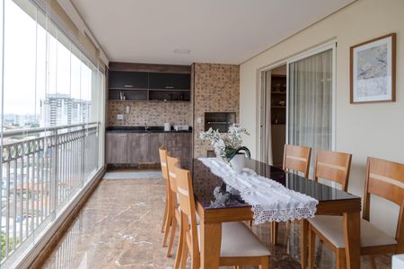 Varanda gourmet de apartamento à venda com 3 quartos, 162m² em Vila Rosalia, Guarulhos