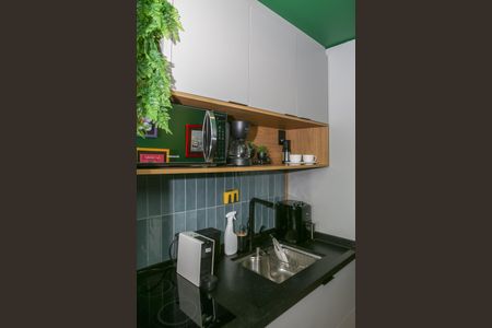 Studio à venda com 27m², 1 quarto e sem vagaCozinha