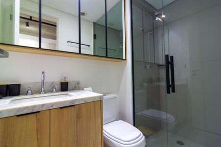 Apartamento para alugar com 33m², 1 quarto e sem vaga Apartamento para alugar com 33m², 1 quarto e sem vagaBanheiro