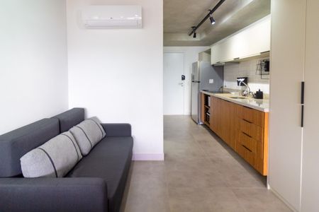 Sala de apartamento para alugar com 1 quarto, 33m² em Vila Cordeiro, São Paulo