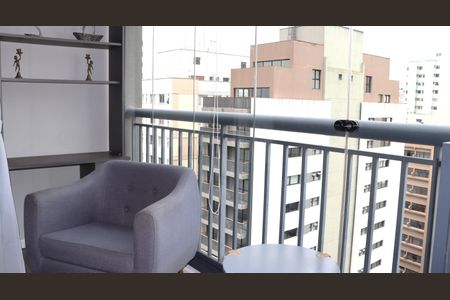 Studio à venda com 34m², 1 quarto e sem vagaVaranda
