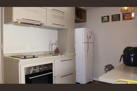 Studio à venda com 34m², 1 quarto e sem vagaCozinha