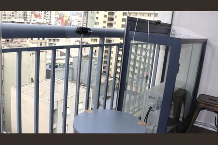 Studio à venda com 34m², 1 quarto e sem vagaVaranda