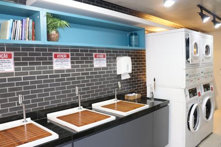 Studio à venda com 34m², 1 quarto e sem vagaLavanderia