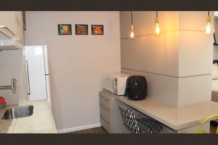 Studio à venda com 34m², 1 quarto e sem vagaCozinha