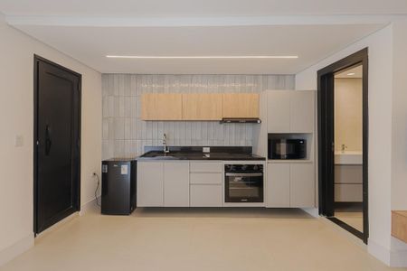 Cozinha de kitnet/studio para alugar com 1 quarto, 36m² em Alto de Pinheiros, São Paulo
