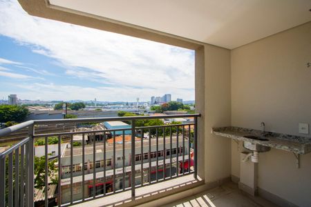 Varanda da sala de apartamento à venda com 2 quartos, 68m² em Casa Branca, Santo André