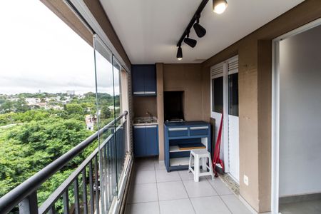 Varanda gourmet de apartamento para alugar com 2 quartos, 69m² em Empresarial 18 do Forte, Barueri