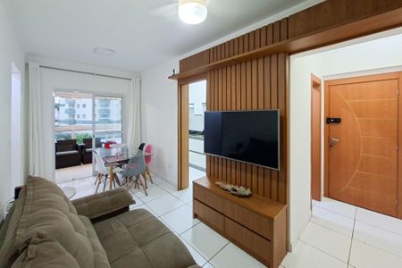 Sala de apartamento para alugar com 2 quartos, 75m² em Vila Caiçara, Praia Grande