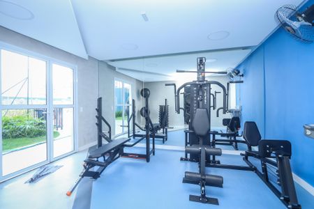 Apartamento à venda com 28m², 1 quarto e 1 vaga Apartamento à venda com 28m², 1 quarto e 1 vagaÁrea comum - Academia