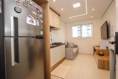 Apartamento à venda com 28m², 1 quarto e 1 vaga Apartamento à venda com 28m², 1 quarto e 1 vagaCozinha e Área de Serviço