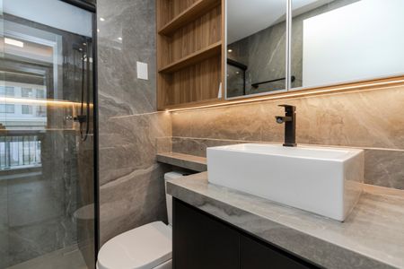 Studio à venda com 27m², 1 quarto e sem vagaBanheiro