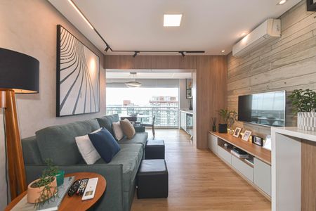 Sala de apartamento à venda com 2 quartos, 74m² em Jardim das Acacias, São Paulo