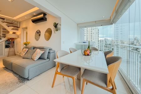 Varanda Gourmet de apartamento à venda com 2 quartos, 114m² em Bosque da Saúde, São Paulo