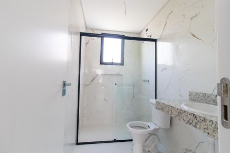 Casa de condomínio para alugar com 110m², 2 quartos e 2 vagasBanheiro da Suíte