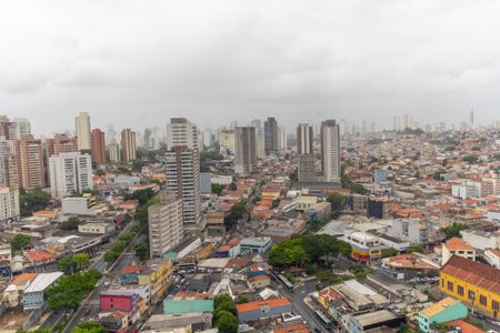 Vista da varanda gourmet de apartamento à venda com 2 quartos, 78m² em Vila Prudente, São Paulo