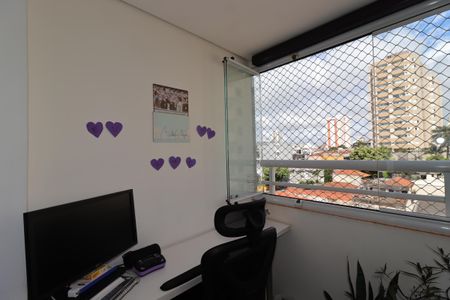 Varanda da Sala de apartamento para alugar com 3 quartos, 83m² em Vila Bastos, Santo André