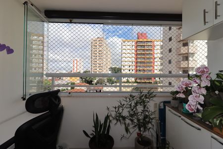 Varanda da Sala de apartamento para alugar com 3 quartos, 83m² em Vila Bastos, Santo André