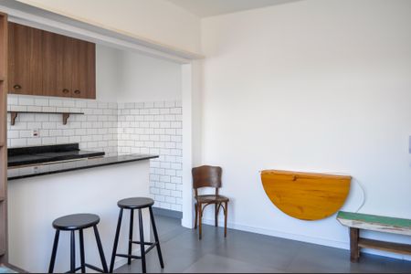 Sala  de apartamento à venda com 1 quarto, 52m² em Menino Deus, Porto Alegre