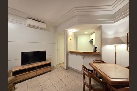 Sala de apartamento para alugar com 1 quarto, 44m² em Jardim Paulistano, São Paulo