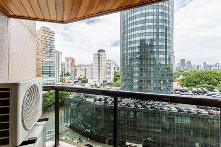 Varanda de apartamento à venda com 1 quarto, 44m² em Jardim Paulistano, São Paulo