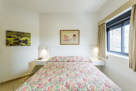 Quarto de apartamento à venda com 1 quarto, 44m² em Jardim Paulistano, São Paulo