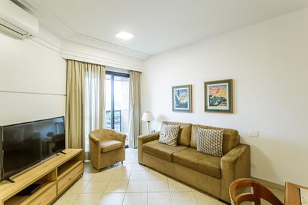 Sala de apartamento à venda com 1 quarto, 44m² em Jardim Paulistano, São Paulo