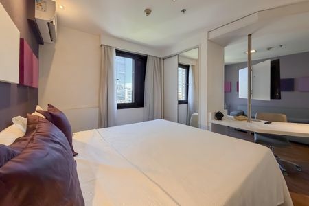 Studio para alugar com 33m², 1 quarto e 1 vagaQuarto